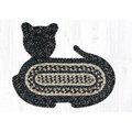 Capitol Importing Co 14.5 x 19.5 in. Jute Cat Rug - Black and Tan 63-C9-93